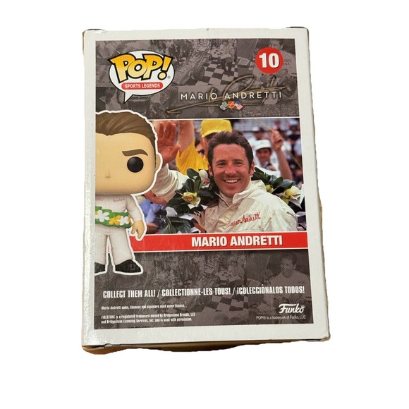 Funko Mario Andretti 10 INDY 500 Sports Legends POP! New In Box - Picture 5 of 7